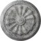 Ekena Millwork Olivia Ceiling Medallion (Fits Canopies up to 2 1/8"), 7 7/8"OD x 1 1/8"P, Ultra Pure White Crackle CM07OLUWC - alternate 1